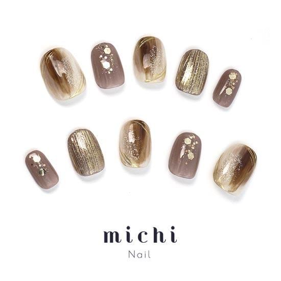 チェスナットブラウンネイル- ネイルチップ専門店ミチネイル