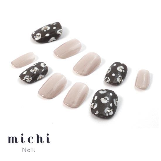 大人かわいいレオパードネイル- ネイルチップ専門店ミチネイル