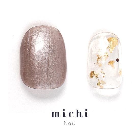 キャメル×箔 ネイルチップ キャメル×箔 ネイルチップ