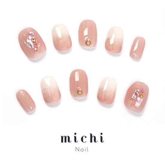 ふわっとピンクネイル- ネイルチップ専門店ミチネイル