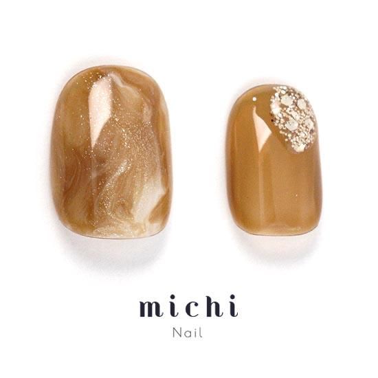 キャラメルニュアンス ネイルチップ Autum♡くすみニュアンスネイル ネイルチップ（つけ爪