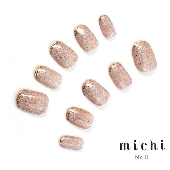 ネイルチップ オーダー ミラー ニュアンス レオパード フレンチ