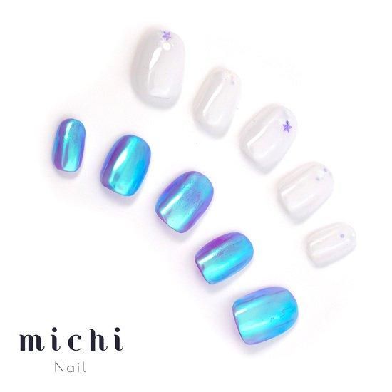 韓国風オーロラネイル- ネイルチップ専門店ミチネイル