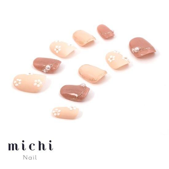 ぷっくりミニフラワーネイル- ネイルチップ専門店ミチネイル