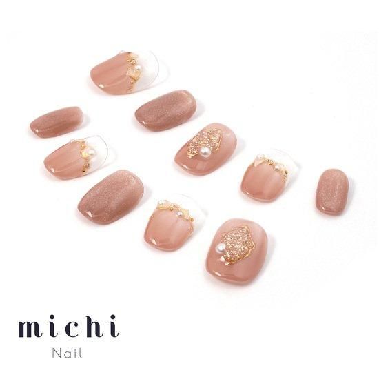 ジュエリーピンクネイル- ネイルチップ専門店ミチネイル