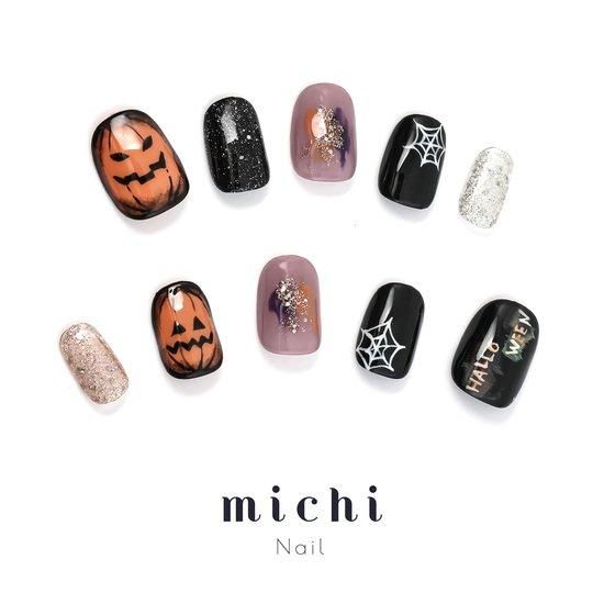 ハッピーハロウィンネイル- ネイルチップ専門店ミチネイル