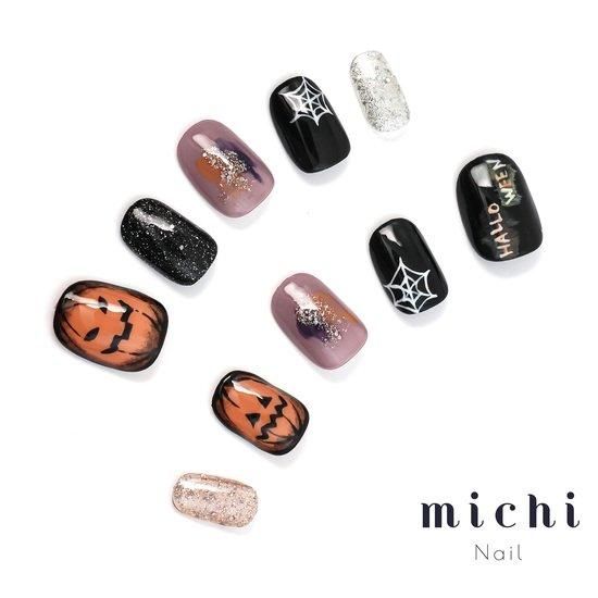 ハッピーハロウィンネイル- ネイルチップ専門店ミチネイル