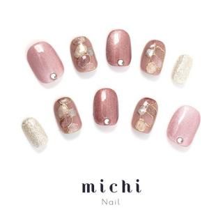 ピンクネイル - ネイルチップ(つけ爪)専門店ミチネイル