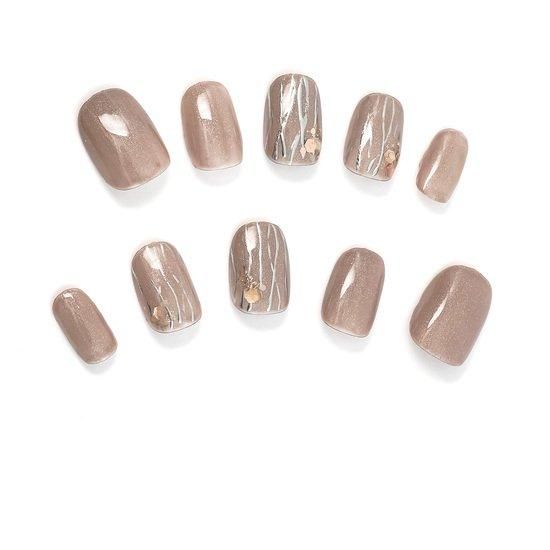 ブラウンラインネイル- ネイルチップ専門店ミチネイル