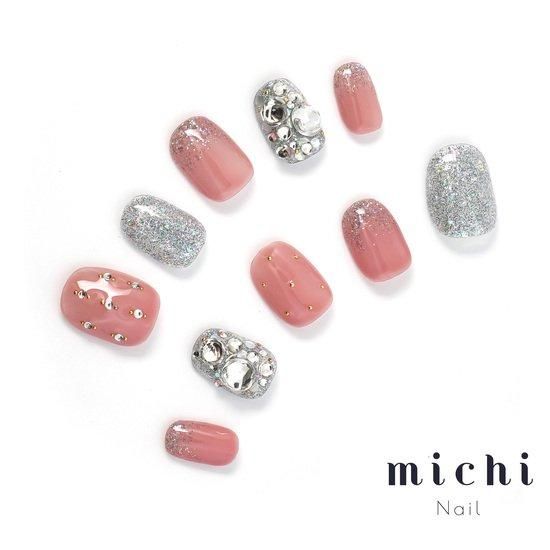 フラッシュビジューネイル- ネイルチップ専門店ミチネイル