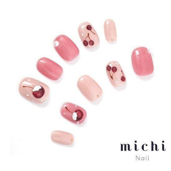 cherry〜様　ネイルチップセット チェリーネイル- ネイルチップ(つけ爪)専門店ミチネイル