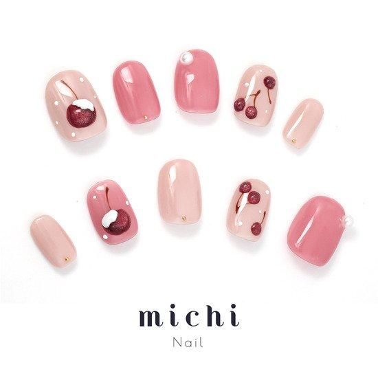 ホイップチェリーネイル- ネイルチップ専門店ミチネイル