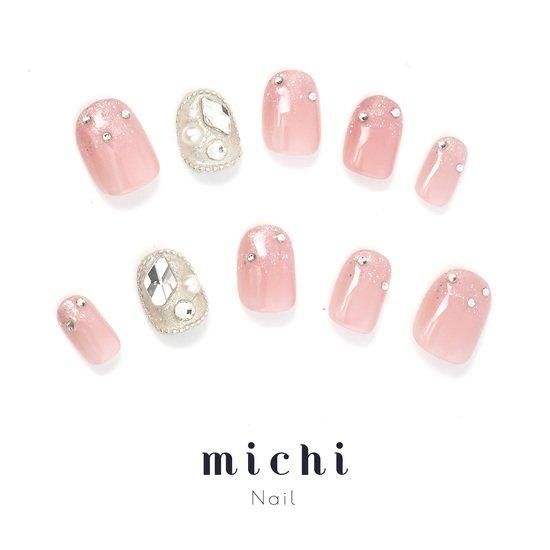 キラキラ埋めつくしネイル- ネイルチップ専門店ミチネイル