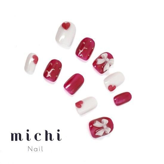 ぷっくりガーリーネイル- ネイルチップ専門店ミチネイル
