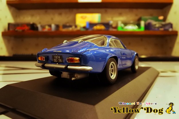 京商 1/18 1974 ルノー アルピーヌ A110 1600SC ブルー - Diecast Toy Store Yellow Dog  【イエロードッグ】 ミニカー・おもちゃ・雑貨の店