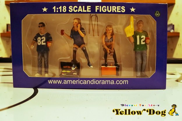 アメリカン ジオラマ 1/18 テイルゲート パーティー セット フィギュアズ - Diecast Toy Store Yellow Dog  【イエロードッグ】 ミニカー・おもちゃ・雑貨の店