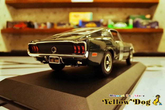 アメリカンマッスル 1/18 ERTL 1968 フォード マスタング ブリット - Diecast Toy Store Yellow Dog  【イエロードッグ】 ミニカー・おもちゃ・雑貨の店