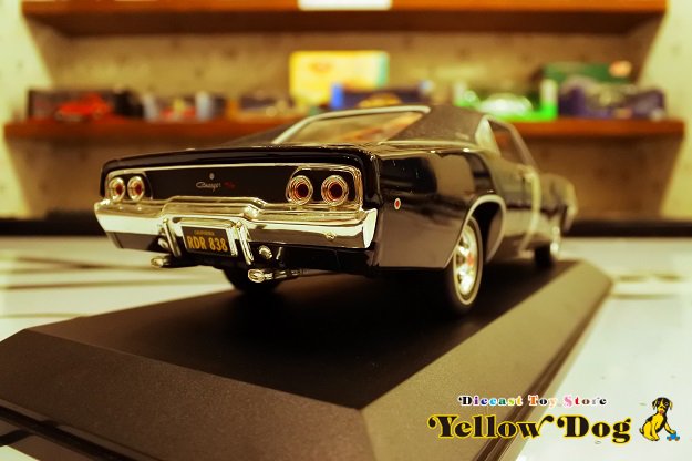 アメリカンマッスル 1/18 ERTL 1968 ダッジ チャージャー ブリット - Diecast Toy Store Yellow Dog  【イエロードッグ】 ミニカー・おもちゃ・雑貨の店