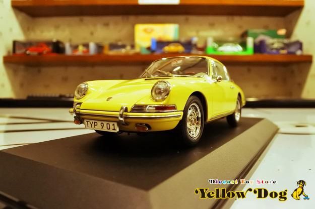 CMC 1/18 1964 ポルシェ 901 シャンパン イエロー - Diecast Toy Store 