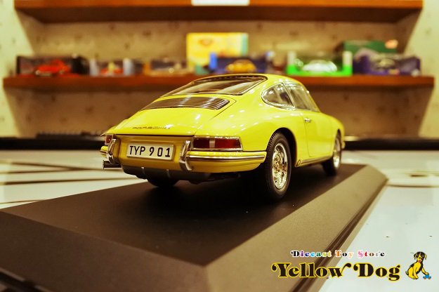 CMC 1/18 1964 ポルシェ 901 シャンパン イエロー - Diecast Toy Store