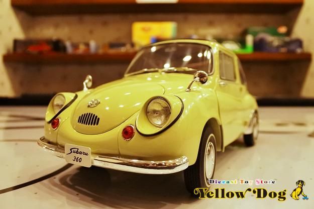 エブロ 1/12 1963 スバル 360 アイボリー - Diecast Toy Store Yellow 