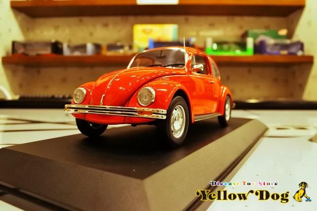 ミニチャンプス 1/18 1983 フォルクスワーゲン ビートル 1200 レッド - Diecast Toy Store Yellow Dog  【イエロードッグ】 ミニカー・おもちゃ・雑貨の店