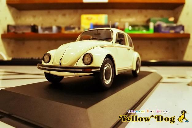 ミニチャンプス 1/18 1983 フォルクス・ワーゲン ビートル 1200 ホワイト ジーンズ バグ - Diecast Toy Store  Yellow Dog 【イエロードッグ】 ミニカー・おもちゃ・雑貨の店