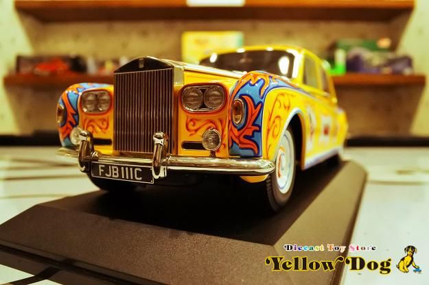 パラゴン 1/18 ロールスロイス ファントム V ジョン・レノン RHD - Diecast Toy Store Yellow Dog  【イエロードッグ】 ミニカー・おもちゃ・雑貨の店