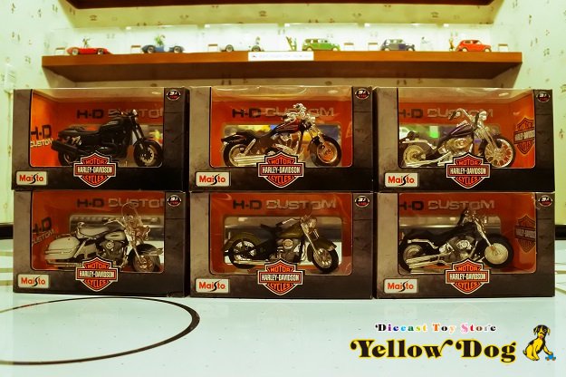 マイスト 1/18 ハーレー ダビッドソン バイク シリーズ 29 - Diecast Toy Store Yellow Dog 【イエロードッグ】  ミニカー・おもちゃ・雑貨の店