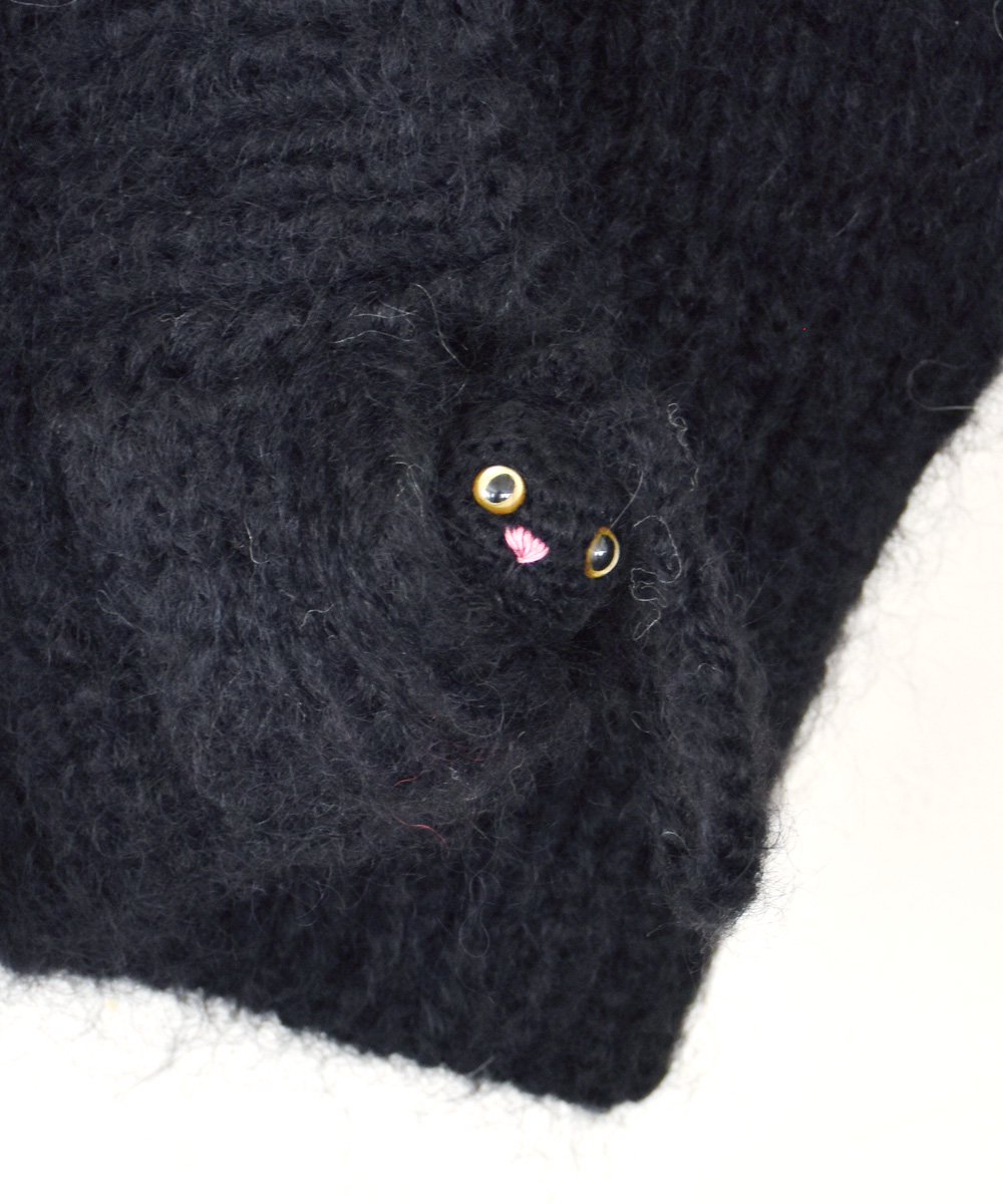 Mohair Cardigan（ブラック）<img class='new_mark_img2' src='https://img.shop-pro.jp/img/new/icons1.gif' style='border:none;display:inline;margin:0px;padding:0px;width:auto;' />