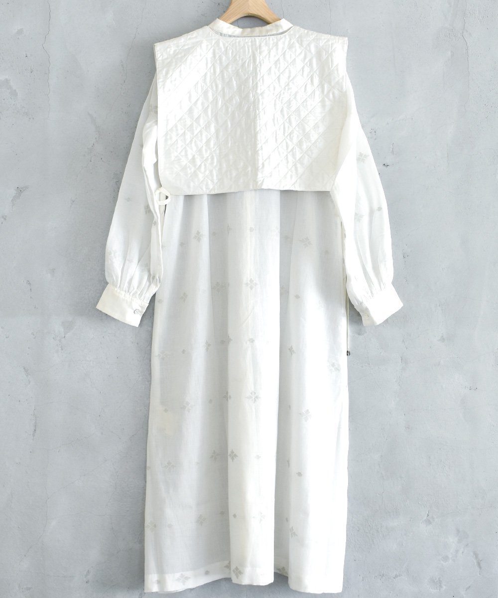 JAMDANI Dress&Gilet（ホワイト）
