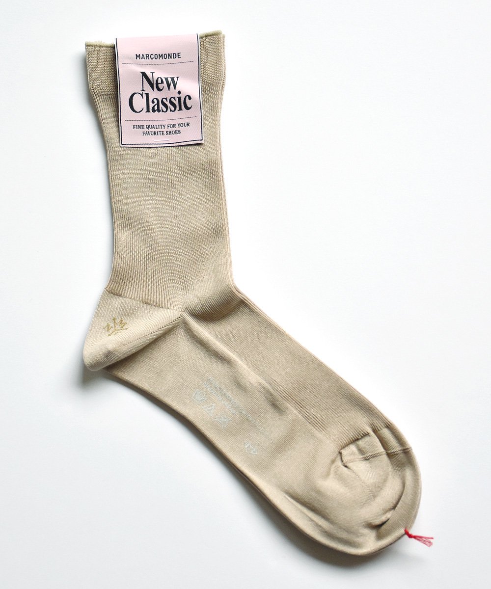 NEW CLASSIC / fine gauze cotton ribbed socks<img class='new_mark_img2' src='https://img.shop-pro.jp/img/new/icons52.gif' style='border:none;display:inline;margin:0px;padding:0px;width:auto;' />