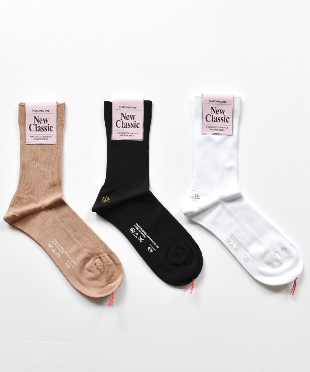 NEW CLASSIC / fine gauze cotton ribbed socks<img class='new_mark_img2' src='https://img.shop-pro.jp/img/new/icons52.gif' style='border:none;display:inline;margin:0px;padding:0px;width:auto;' />