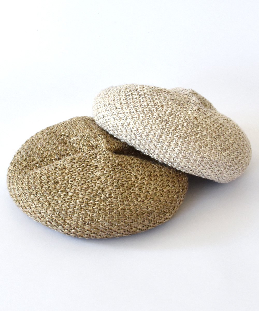 beret knitted linen
