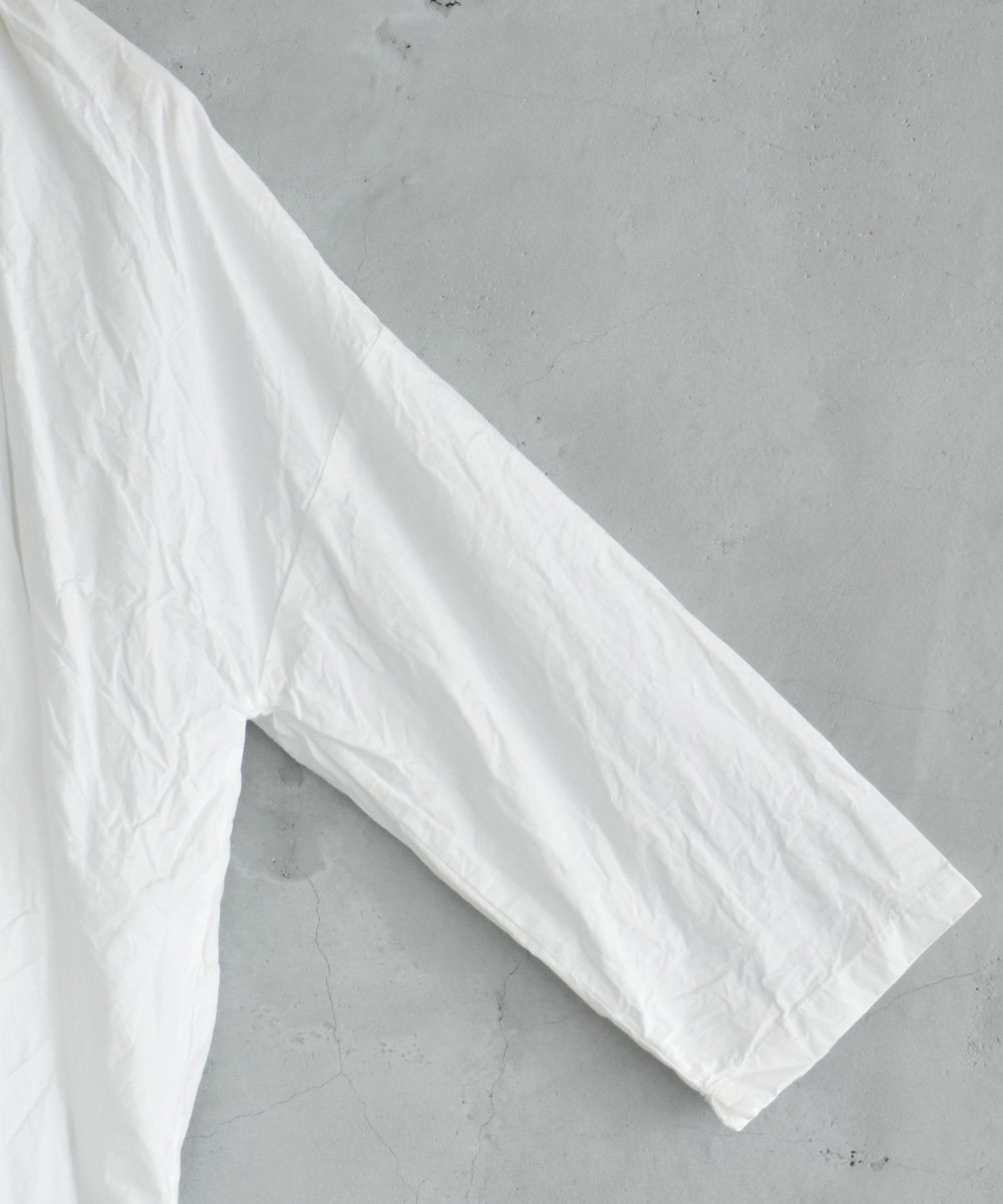 Gauze# / STRING HENRY BLOUSE（マットホワイト） <img class='new_mark_img2' src='https://img.shop-pro.jp/img/new/icons1.gif' style='border:none;display:inline;margin:0px;padding:0px;width:auto;' />