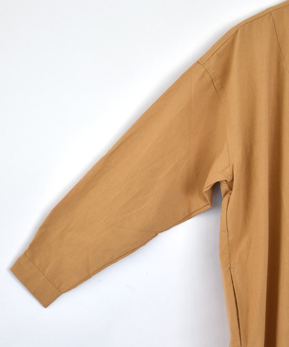 Shirt Dress（Caramel）<img class='new_mark_img2' src='https://img.shop-pro.jp/img/new/icons1.gif' style='border:none;display:inline;margin:0px;padding:0px;width:auto;' />