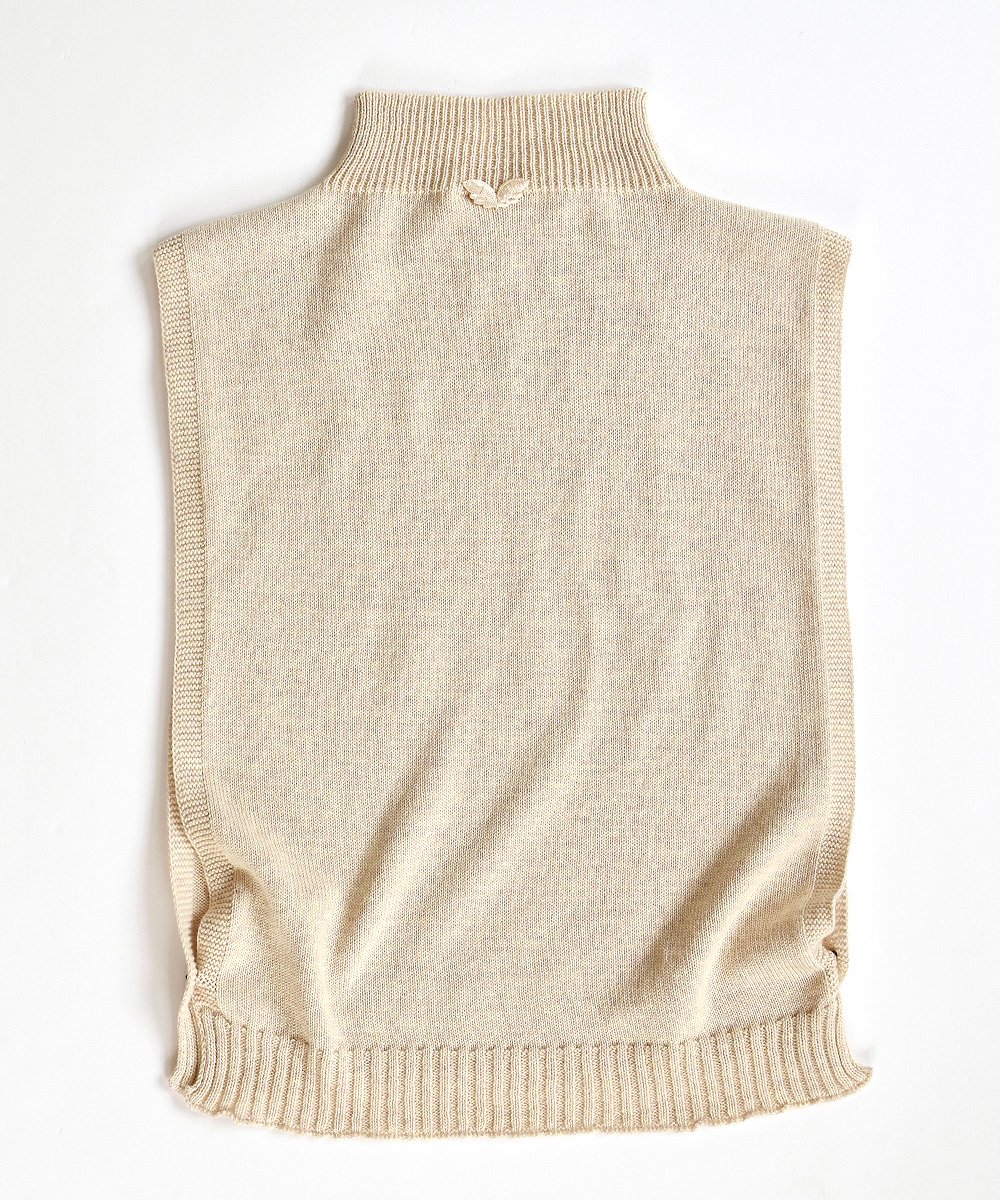 Cotton Cashmere Knit Vest（アイボリー） <img class='new_mark_img2' src='https://img.shop-pro.jp/img/new/icons1.gif' style='border:none;display:inline;margin:0px;padding:0px;width:auto;' />