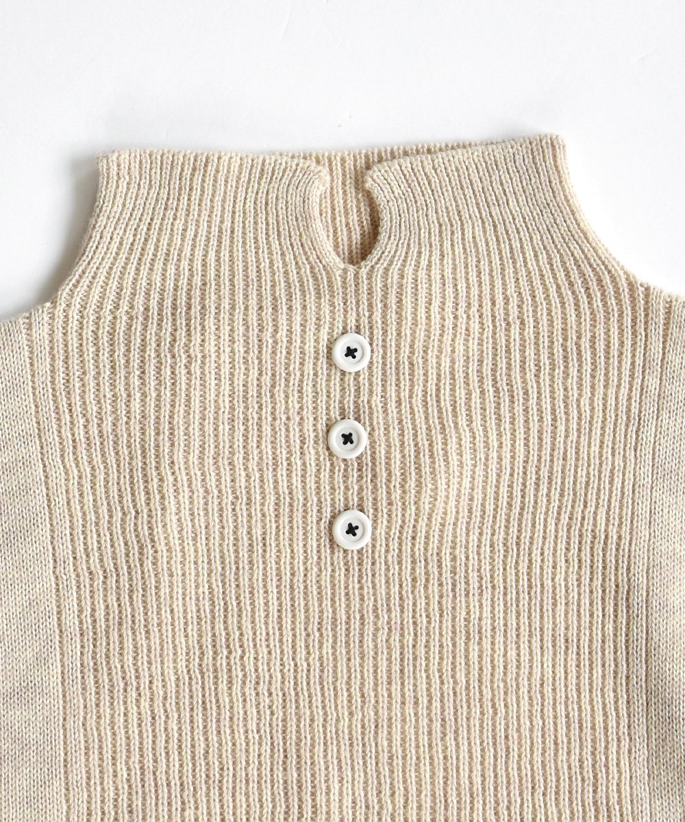 Cotton Cashmere Knit Vest（アイボリー） <img class='new_mark_img2' src='https://img.shop-pro.jp/img/new/icons1.gif' style='border:none;display:inline;margin:0px;padding:0px;width:auto;' />