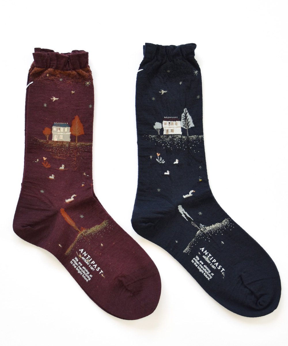 LAKESIDE HOUSE SOCKS<img class='new_mark_img2' src='https://img.shop-pro.jp/img/new/icons1.gif' style='border:none;display:inline;margin:0px;padding:0px;width:auto;' />