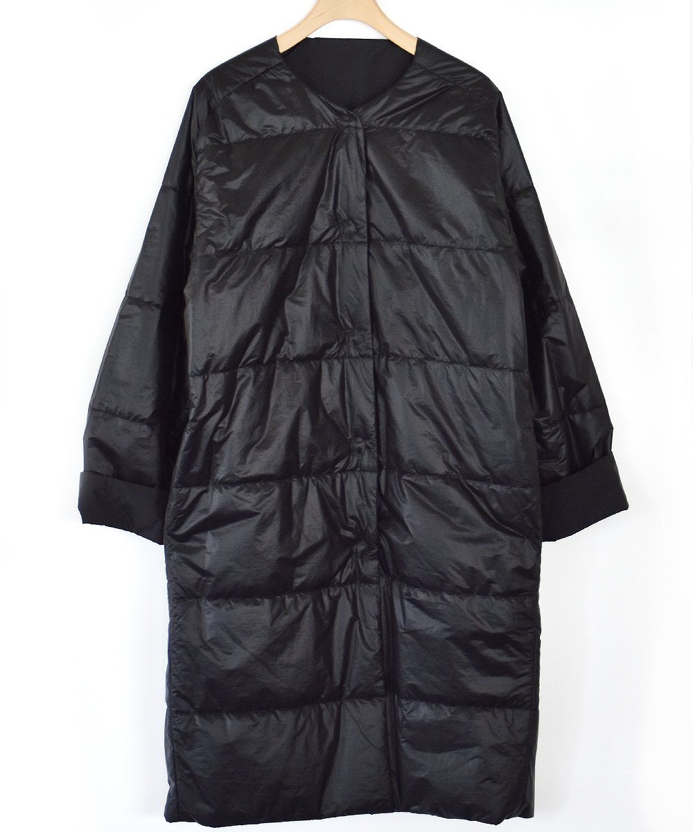 Quilted Padded Nylon Coat（ブラック）<img class='new_mark_img2' src='https://img.shop-pro.jp/img/new/icons1.gif' style='border:none;display:inline;margin:0px;padding:0px;width:auto;' />