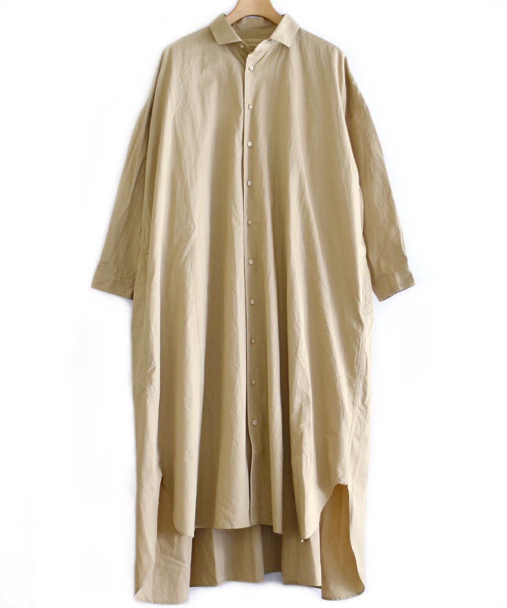 weather-cloth shirt（beige） - SUNNY CLOUDY RAINY（サニークラウ