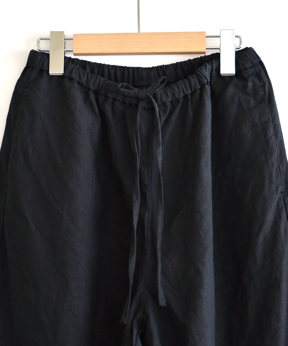 LINEN PERRIAND PANTS（アンティークブラック）<img class='new_mark_img2' src='https://img.shop-pro.jp/img/new/icons1.gif' style='border:none;display:inline;margin:0px;padding:0px;width:auto;' />