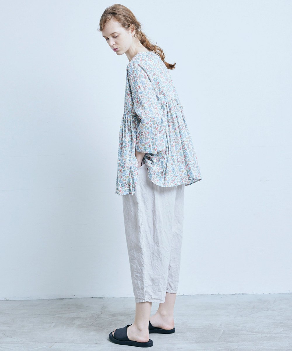 LINEN PERRIAND PANTS（アンティークブラック）<img class='new_mark_img2' src='https://img.shop-pro.jp/img/new/icons1.gif' style='border:none;display:inline;margin:0px;padding:0px;width:auto;' />