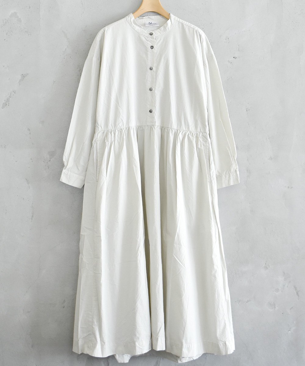 Gathered Smock Dress（Ice Grey）<img class='new_mark_img2' src='https://img.shop-pro.jp/img/new/icons1.gif' style='border:none;display:inline;margin:0px;padding:0px;width:auto;' />