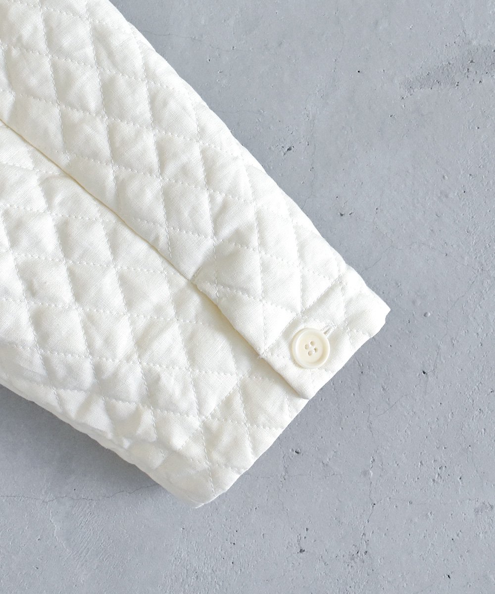 COATING LINEN QUILT COAT（コーティングホワイト）<img class='new_mark_img2' src='https://img.shop-pro.jp/img/new/icons1.gif' style='border:none;display:inline;margin:0px;padding:0px;width:auto;' />