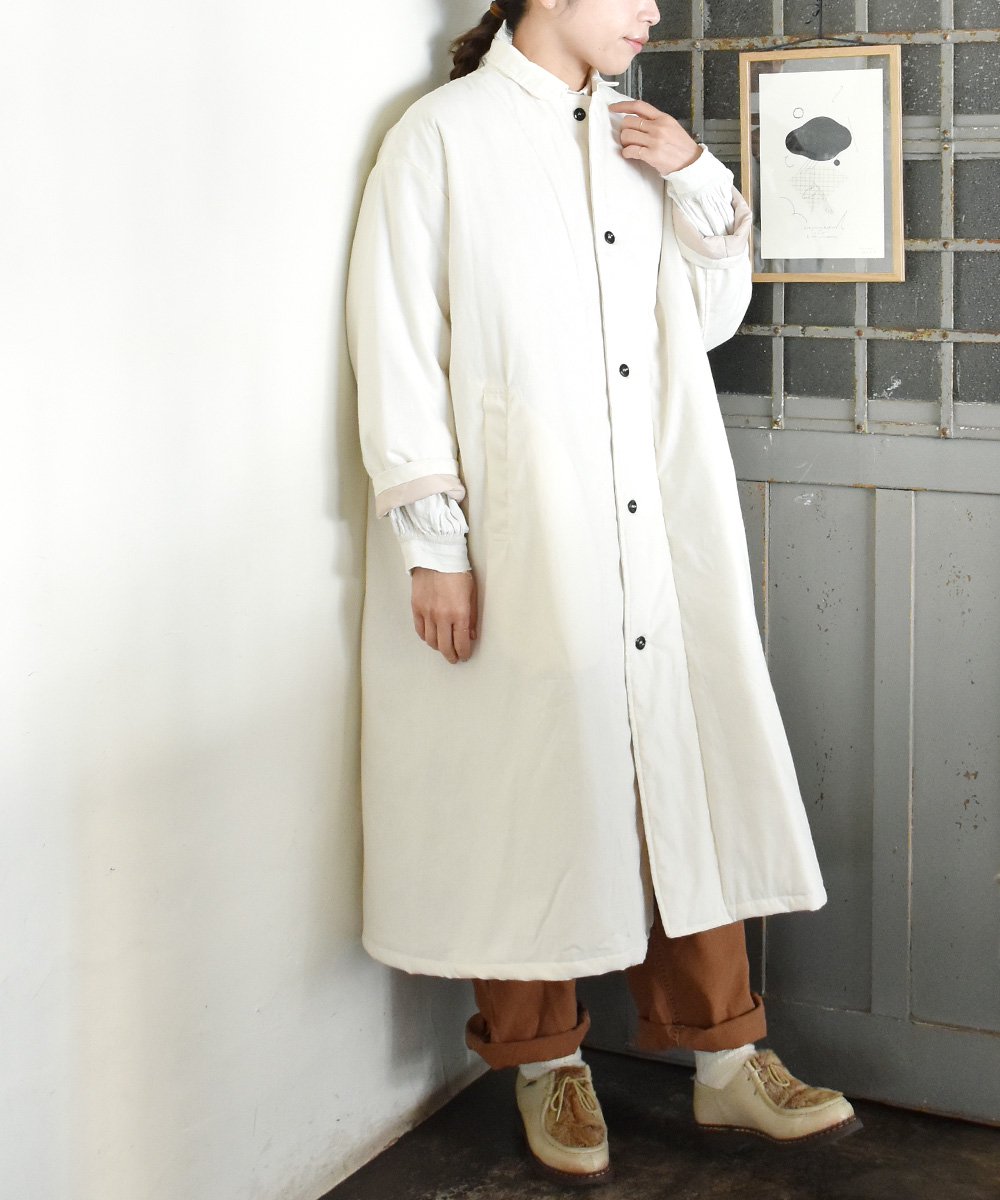 Quilting Lab Coat（ナチュラル）<img class='new_mark_img2' src='https://img.shop-pro.jp/img/new/icons1.gif' style='border:none;display:inline;margin:0px;padding:0px;width:auto;' />