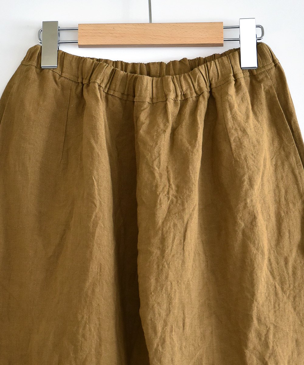 SOILEL LINEN ATERIER PANTSKHAKI BEIGE <img class='new_mark_img2' src='https://img.shop-pro.jp/img/new/icons1.gif' style='border:none;display:inline;margin:0px;padding:0px;width:auto;' />
