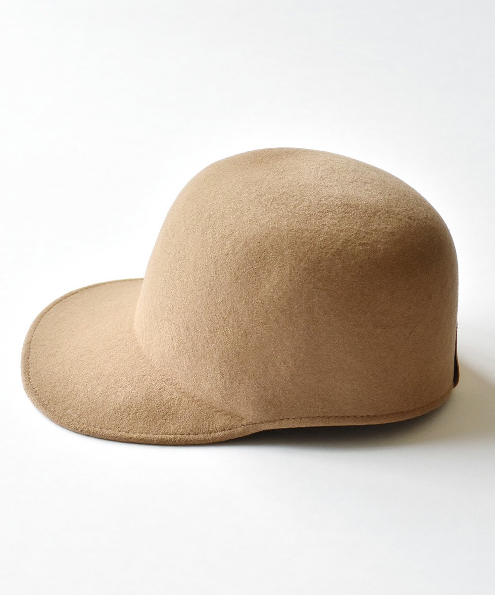 felt cap - merino wooldark camel<img class='new_mark_img2' src='https://img.shop-pro.jp/img/new/icons1.gif' style='border:none;display:inline;margin:0px;padding:0px;width:auto;' />