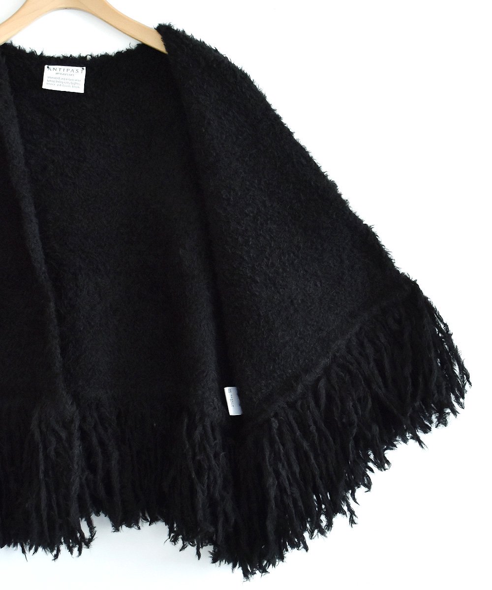 Alpaca Shaggy Knit VestBLACK<img class='new_mark_img2' src='https://img.shop-pro.jp/img/new/icons1.gif' style='border:none;display:inline;margin:0px;padding:0px;width:auto;' />