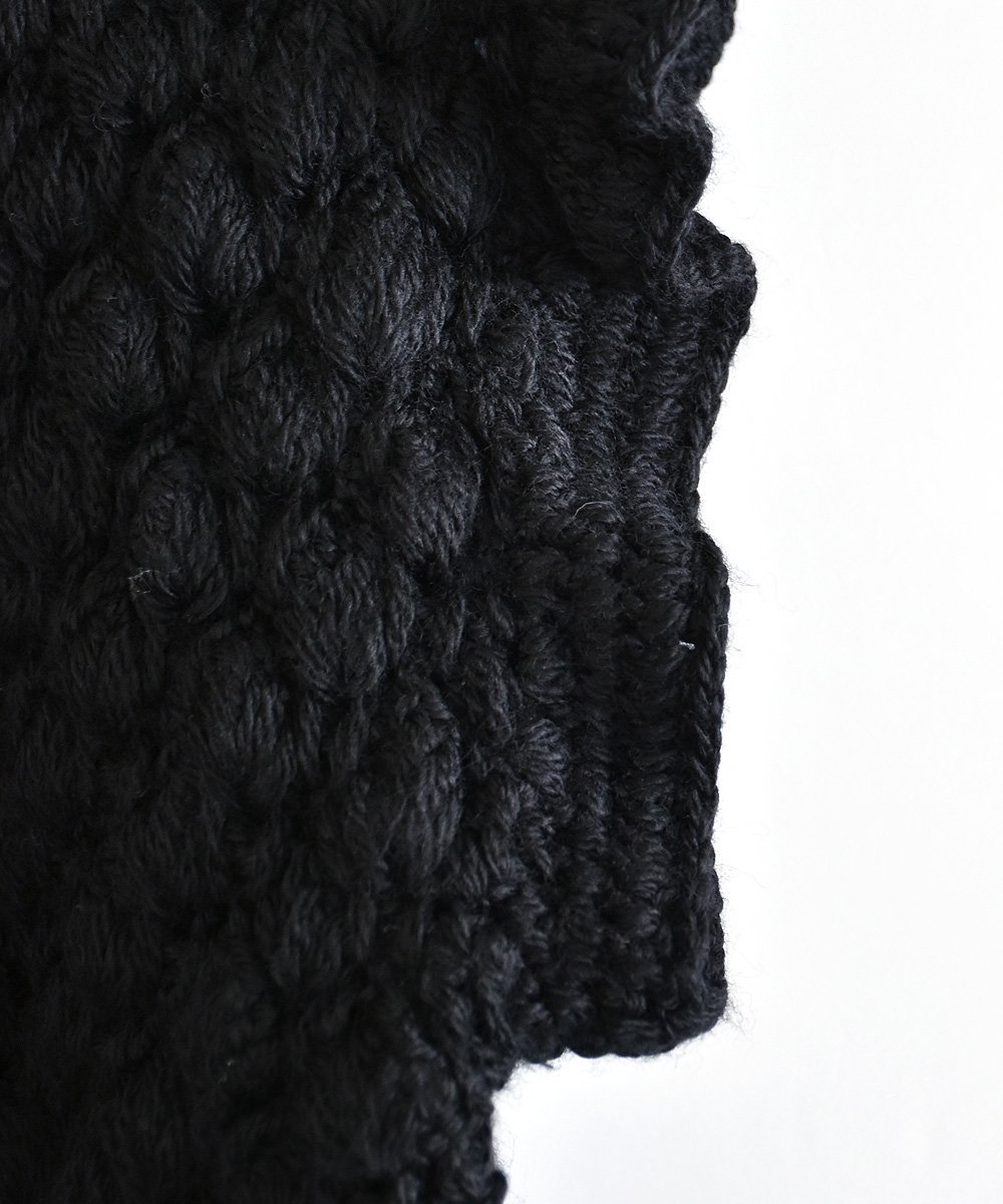 Hand Crochet GiletBlack<img class='new_mark_img2' src='https://img.shop-pro.jp/img/new/icons1.gif' style='border:none;display:inline;margin:0px;padding:0px;width:auto;' />